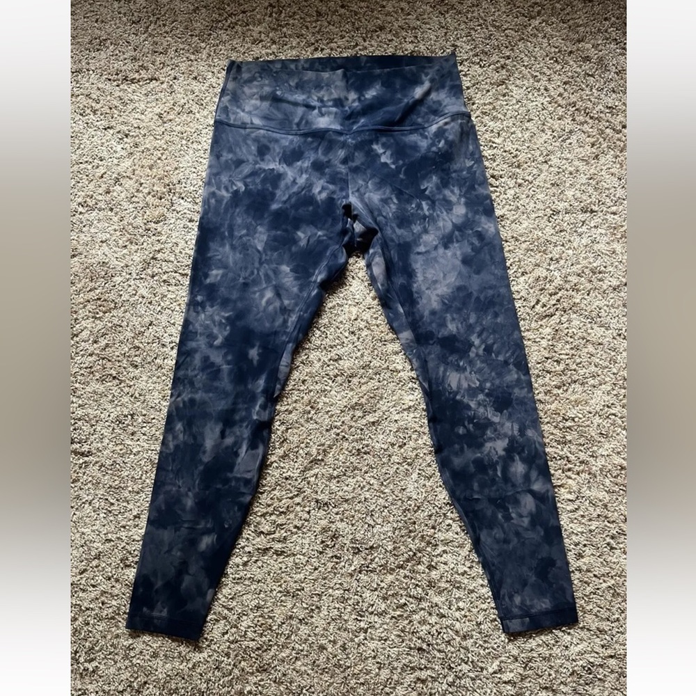 Lululemon align leggings 7/8 25” diamond dye size 14 New without tags